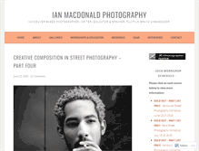 Tablet Screenshot of ianmacdonaldphotography.com
